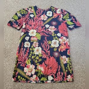 H&M Floral Colorful Patterned Knee Length Size 8 Dress
